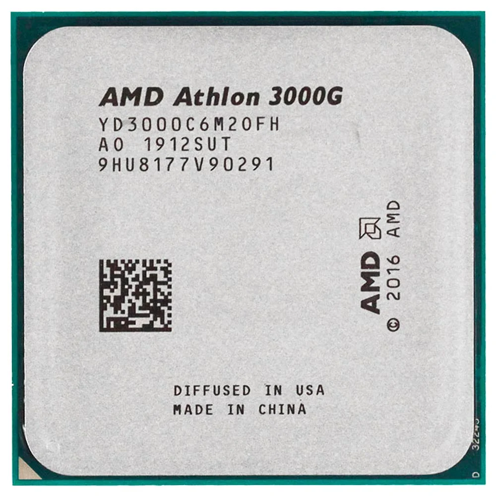 Imagem 2 de 3 do produto Processador Amd Athlon 3000g Socket Am4 / 3.5ghz / 5mb