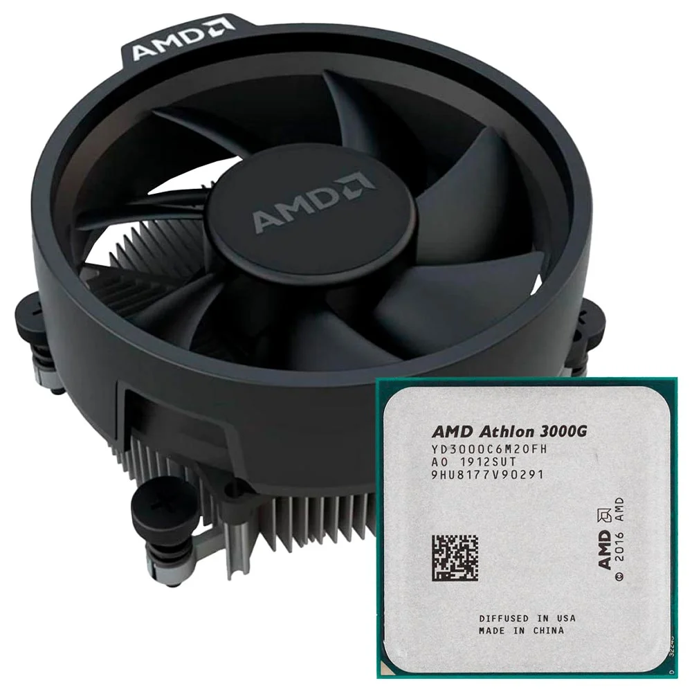 Imagem 3 de 3 do produto Processador Amd Athlon 3000g Socket Am4 / 3.5ghz / 5mb