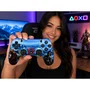 Controle Sem Fio Compatível Com Play4 Ps4 Playstation 4 / Slim / Pro / PC E Smart Tvs Samsung Personalizado Cor:azul Azu
