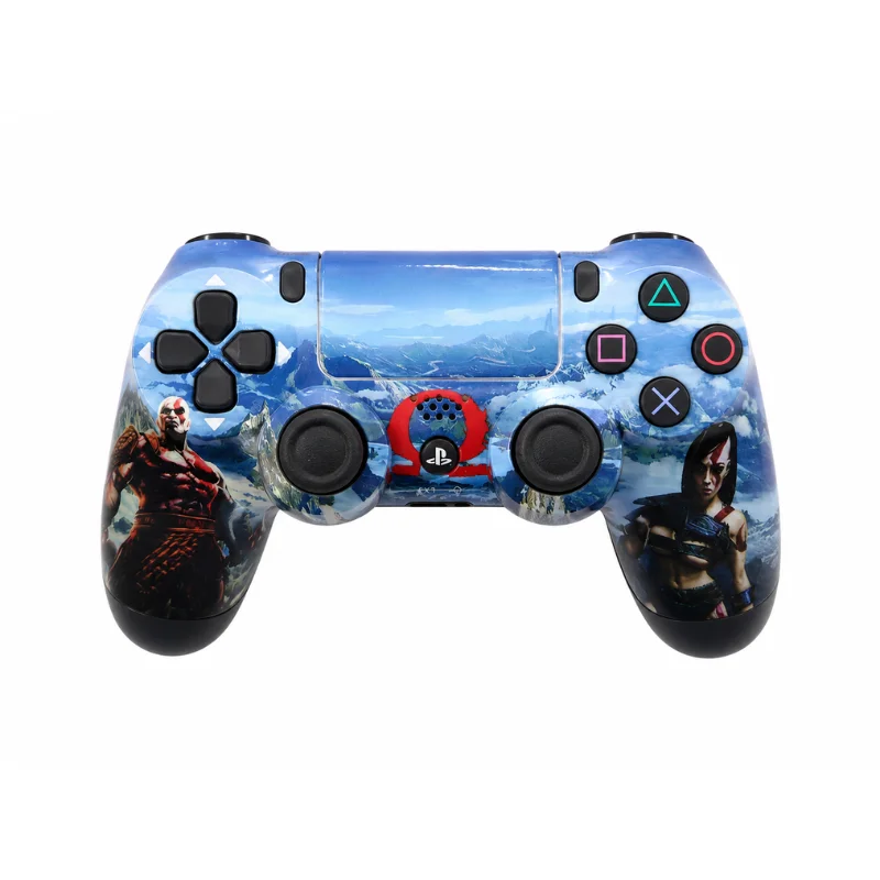 Controle Sem Fio Compatível Com Play4 Ps4 Playstation 4 / Slim / Pro / PC E Smart Tvs Samsung Personalizado Cor:azul Azu Controle Sem Fio Compatível Com Play4 Ps4 Playstation 4 / Slim / Pro / PC E Smart Tvs Samsung Personalizado Cor:azul Azu