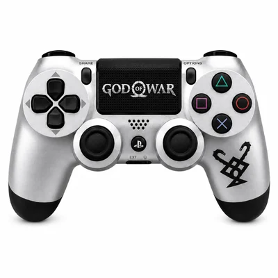 Controle Sem Fio Compatível Com Play4 Ps4 Playstation 4 / Slim / Pro / PC E Smart Tvs Samsung Personalizado Cor:cinza Go