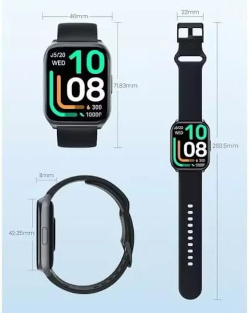 Imagem 3 de 5 do produto Smartwatch Haylou Watch 2 Pro Tela 1.85" Bluetooth 5.3 | Mais De 100 Modos Esportivos
