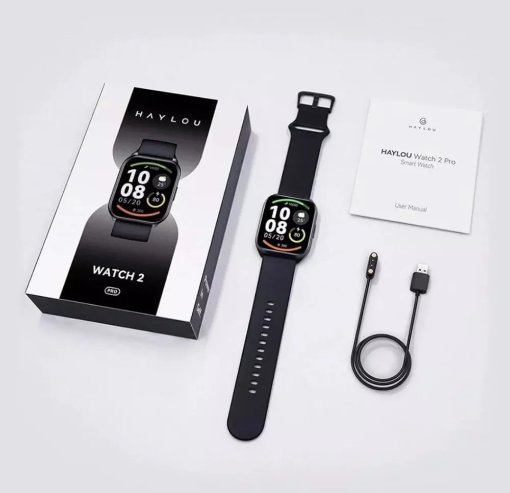 Imagem 5 de 5 do produto Smartwatch Haylou Watch 2 Pro Tela 1.85" Bluetooth 5.3 | Mais De 100 Modos Esportivos