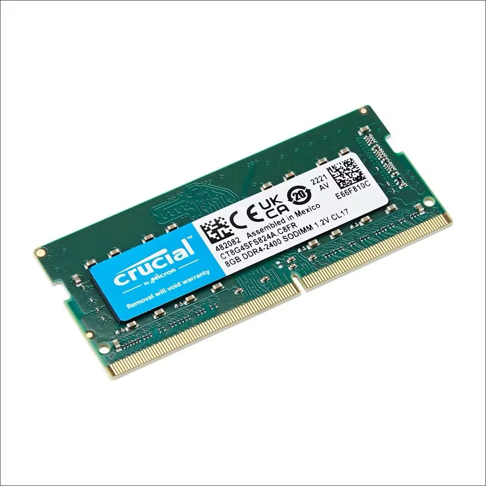 Memória Ram Crucial 8GB 2400mhz Ddr4 Pnotebook