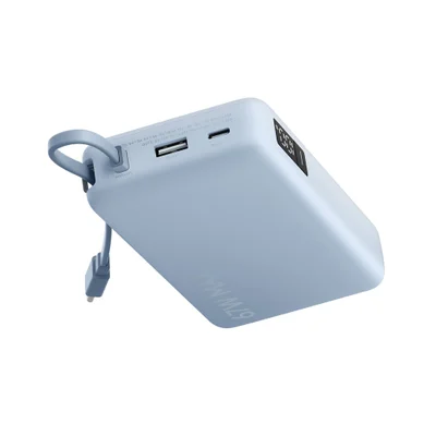 Carregador Portátil Xiaomi 67w, 10.000 Mah Saídas Usb E 2 Usb-c, Modelo Pb1067, Bhr08o0gl, Azul