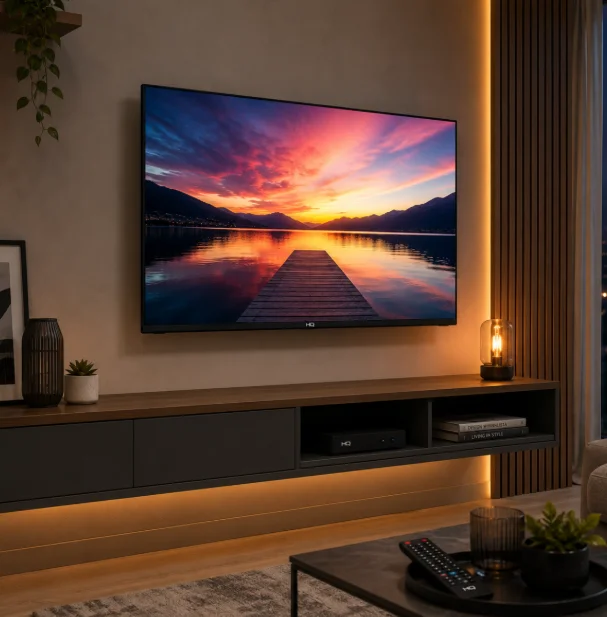 Imagem 4 de 5 do produto Smart Tv Hq 40" Full Hd Tela Sem Bordas Android 12 Hqs40nkh