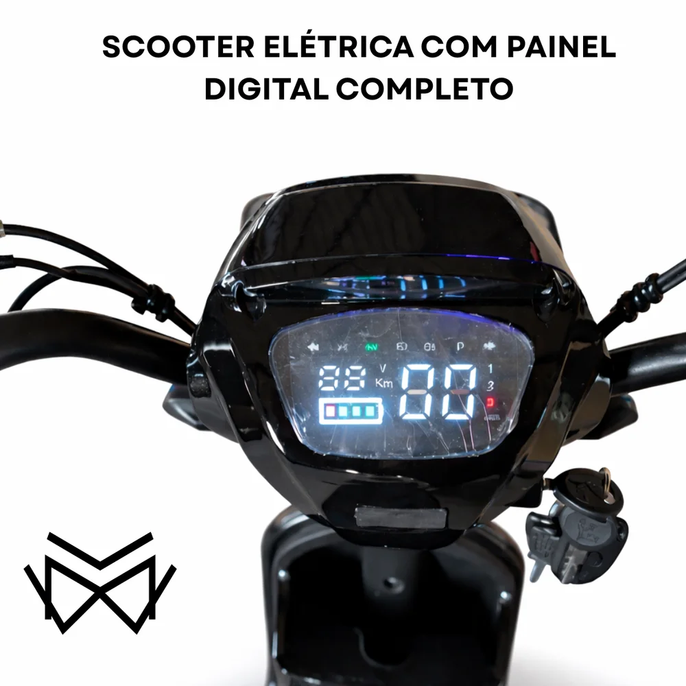 Imagem 3 de 5 do produto Bicicleta Elétrica Jy Mw 500w Sem Cnh 3 Velocidades Couro Cor:preto