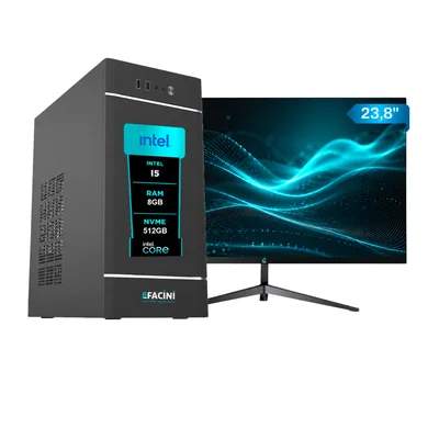 PC Computador Efacini Ryzen 5 3400g Pro 8GB WINDOWS 11 Pro SSD 512gb