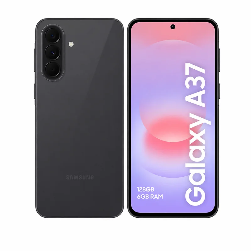 Smartphone Samsung Galaxy A37 5g 128GB 6gb Ram Tela 6,7" Super AmoLED 120hz Câmera 50mp Nfc Bateria 5000mah Preto