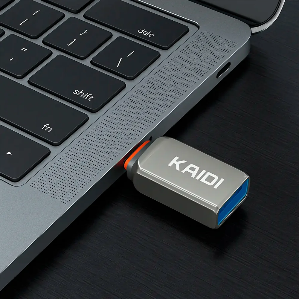 Imagem 2 de 5 do produto Adaptador Lightning Para Usb Kaidi Kd-2524a Usb Para Ios Otg Transmissão Rápida