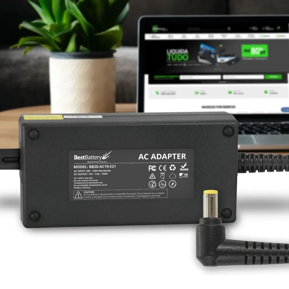 Fonte P/ Notebook Acer 19v 7.9a 150w (5.5 X 1.7mm) Bestbattery Bb20-ac19-e21