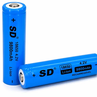 Bateria Recarregavel Para Lanterna Tatica Sd 18650 4.2v 9800mah