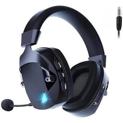 Headset Gamer Fone De Ouvido Com Fio V5.3 Preto