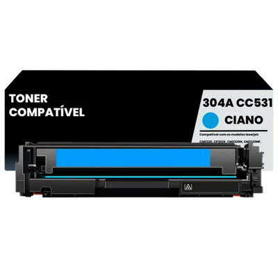 Toner Compativel 304a Cc530a Cc531a Cc532a Cc533a 2025 2320 Ciano