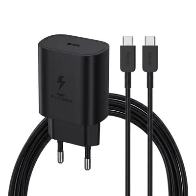 Kit Carregador E Cabo Turbo A'gold Usb-c 30w Preto - Ca37-3