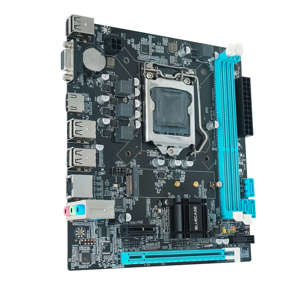 Placa Mãe 1155 2ª, 3ª Geração Bluecase Bmbb75-g3hgu-m2r3bx, Ddr3 16gb, M2/NVME, HDMI, Vga, 1000 Mb/s, Preta, Gar: T9m Placa Mãe 1155 2ª, 3ª Geração Bluecase Bmbb75-g3hgu-m2r3bx, Ddr3 16gb, M2/NVME, HDMI, Vga, 1000 Mb/s, Preta, Gar: T9m