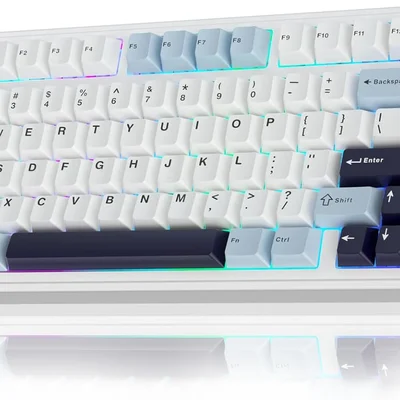 Teclado Mecânico Sem Fio RGB Hot Swap Aula F75