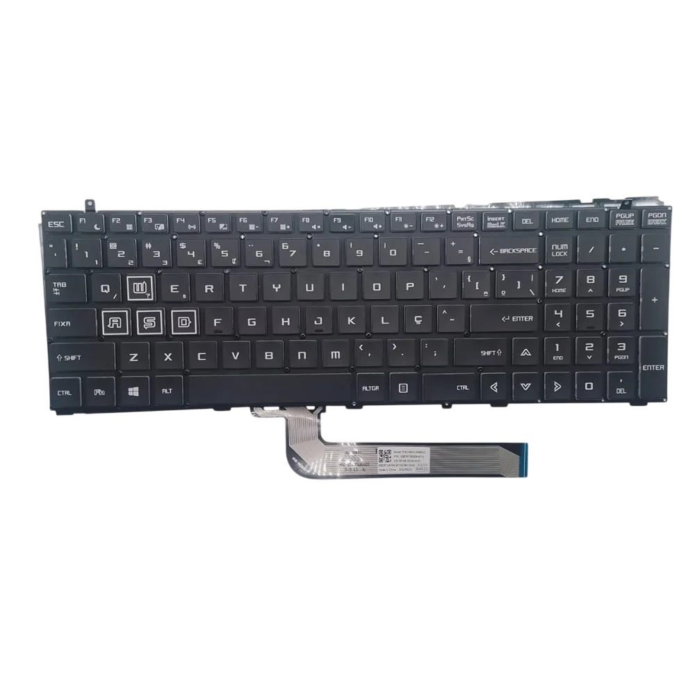 Teclado Para Notebook Avell C62 - Iluminado Teclado Para Notebook Avell C62 - Iluminado