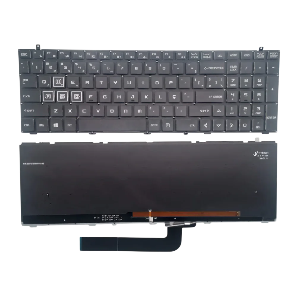 Teclado Para Notebook Avell C62 - Iluminado Teclado Para Notebook Avell C62 - Iluminado