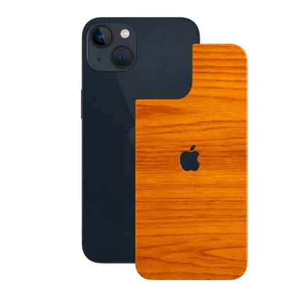 Película Para Iphone 14 - Traseira Efeito Madeira Clara - Gshield