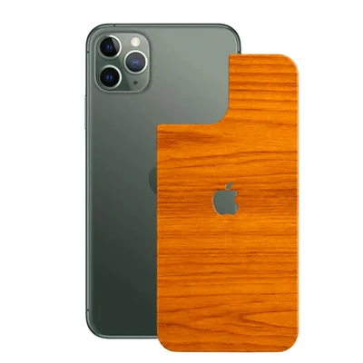 Película Para Iphone 11 Pro - Traseira Efeito Madeira Clara - Gshield