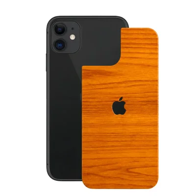 Película Para Iphone 11 - Traseira Efeito Madeira Clara - Gshield