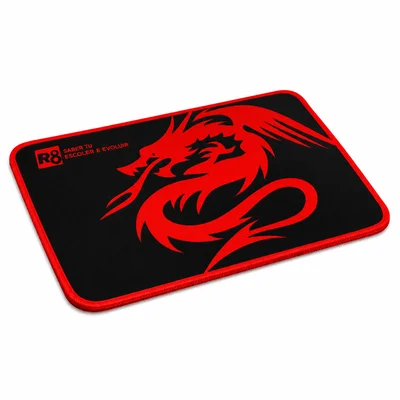 Mouse Pad Gamer Grande 305x250mm Base Emborrachada Antiderrapante Alta Precisão Preto