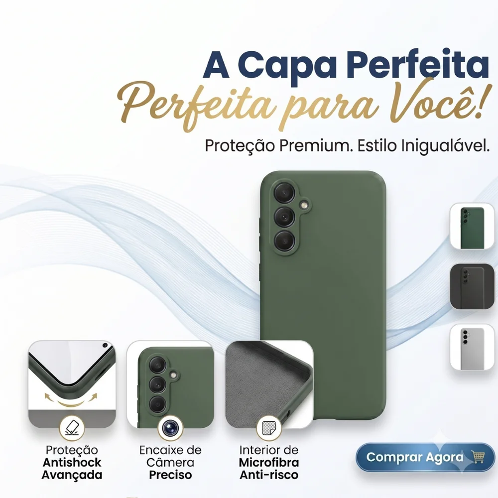 Imagem 3 de 5 do produto Capa Capinha Case Premium Compatível Samsung Galaxy A57 5g