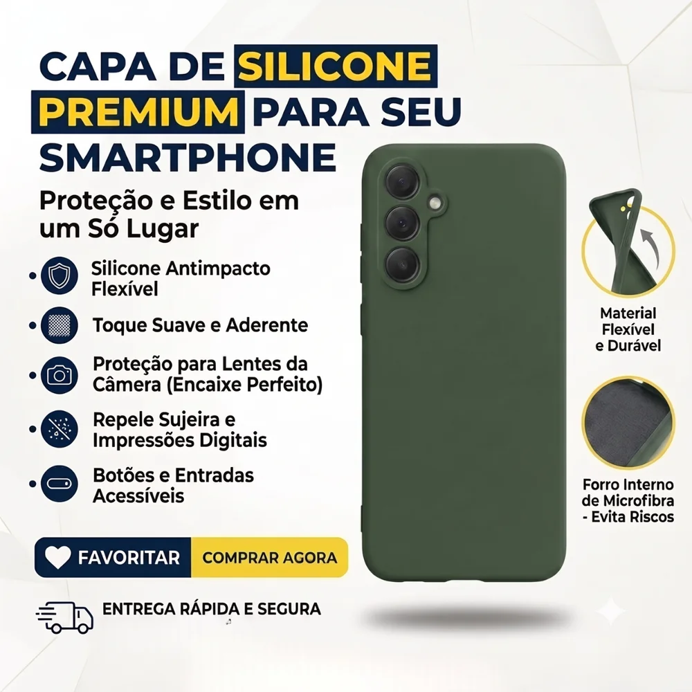 Imagem 5 de 5 do produto Capa Capinha Case Premium Compatível Samsung Galaxy A57 5g