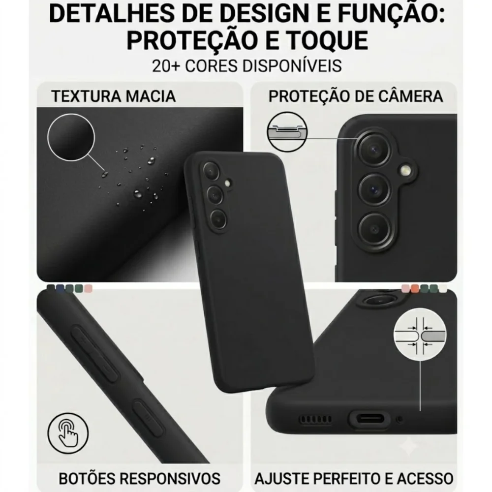 Imagem 4 de 5 do produto Capa Capinha Case Premium Compatível Samsung Galaxy A37 5g
