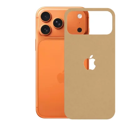 Película Para Iphone 17 Pro Max - Traseira Efeito Couro Bege - Gshield