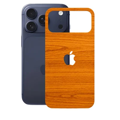 Película Para Iphone 17 Pro - Traseira Efeito Madeira Clara - Gshield