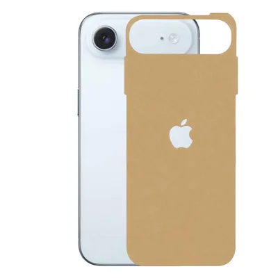 Película Para Iphone Air - Traseira Efeito Couro Bege - Gshield
