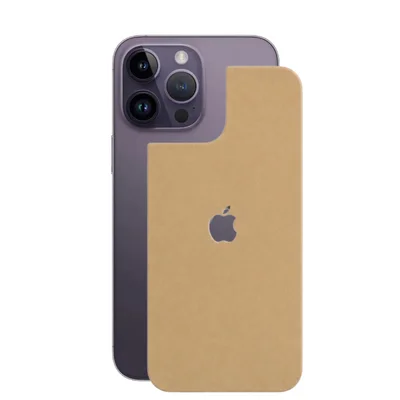 Película Para Iphone 14 Pro Max - Traseira Efeito Couro Bege - Gshield