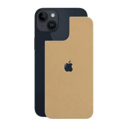 Película Para Iphone 14 Plus - Traseira Efeito Couro Bege - Gshield