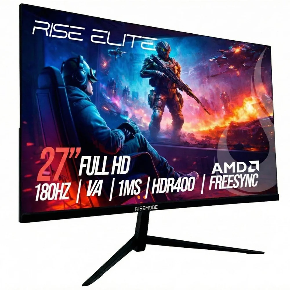 Monitor Gamer Rise Mode Elite, 27 Pol, Curvo, Full Hd, Va, 180hz, 1ms, 110% SRGB, HDMI/dp, Freesync, Rm-mog-27c180fh-b Monitor Gamer Rise Mode Elite, 27 Pol, Curvo, Full Hd, Va, 180hz, 1ms, 110% SRGB, HDMI/dp, Freesync, Rm-mog-27c180fh-b