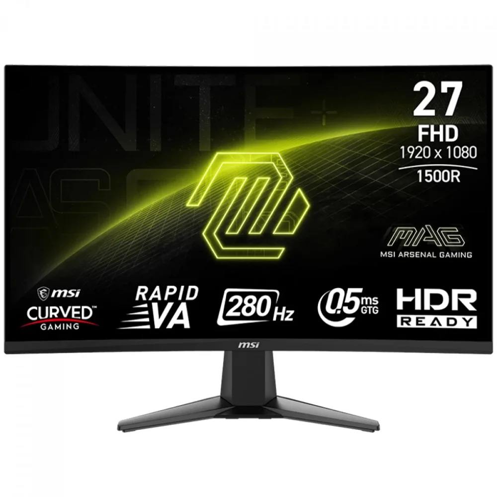 MSI MAG 276CXF ゲーミングモニター 27インチ Monitor Gamer MSI MAG 276CXF 27 Curvo Rapid VA