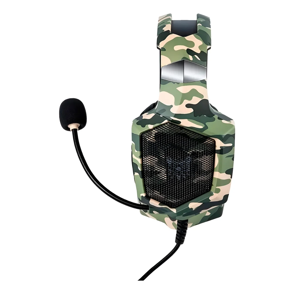 Imagem 4 de 5 do produto Fone Over Ear Gamer Profissional Headset Luz LED Com Fio