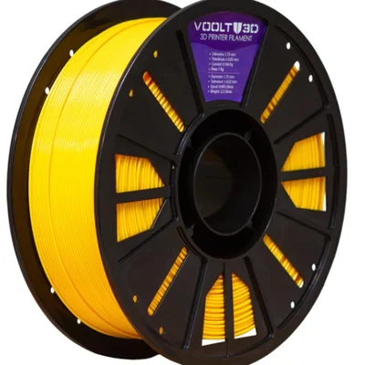 Filamento Impressora 3d Petg 1kg Amarelo High Fluidity Premium Voolt 3d