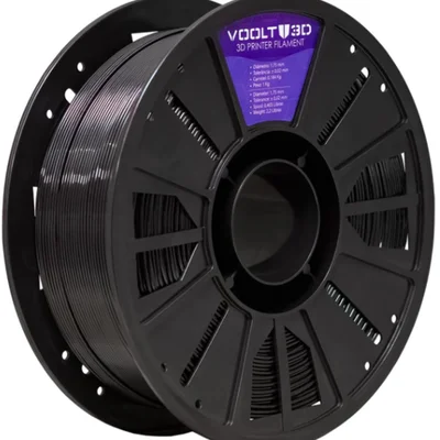 Filamento Impressora 3d Petg 1kg Preto High Fluidity Premium Voolt 3d