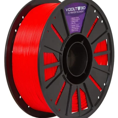 Filamento Impressora 3d Petg 1kg Vermelho High Fluidity Premium Voolt 3d