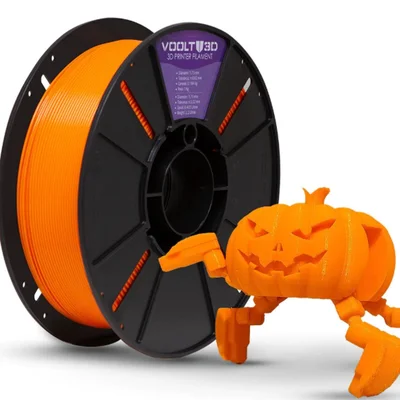 Filamento Impressora 3d Petg 1kg Laranja High Fluidity Premium Voolt 3d