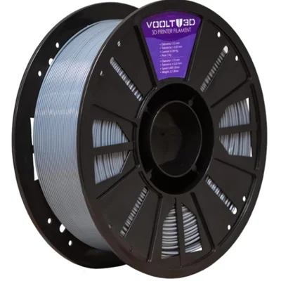 Filamento Impressora 3d Petg 1kg Cinza Claro High Fluidity Premium Voolt 3d