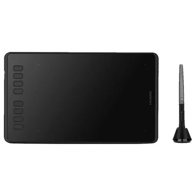 Mesa Digitalizadora H950p Huion Inspiroy Tamanho 5,4" 8 Botoes (cor Preto)