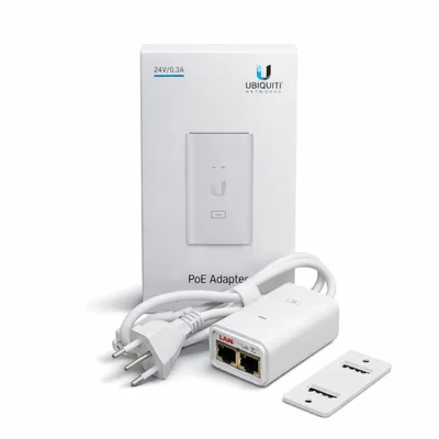 Fonte Poe Ubiquiti 24v 0.3a Gigabit Poe-24-7w-g