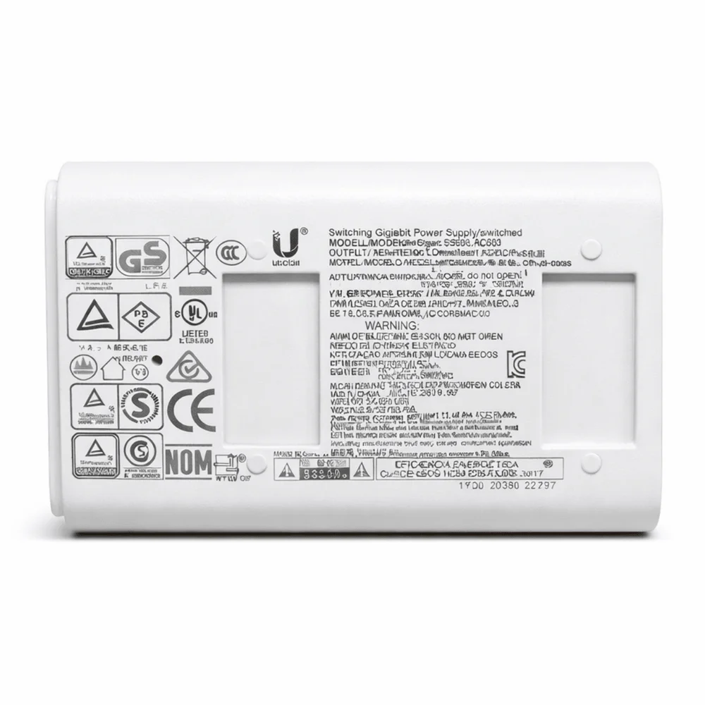 Imagem 5 de 5 do produto Fonte Poe Ubiquiti 24v 0.3a Gigabit Poe-24-7w-g