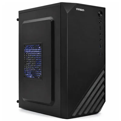 Gabinete Satellite 8202k Micro Atx Preto Com Cooler LED Azul