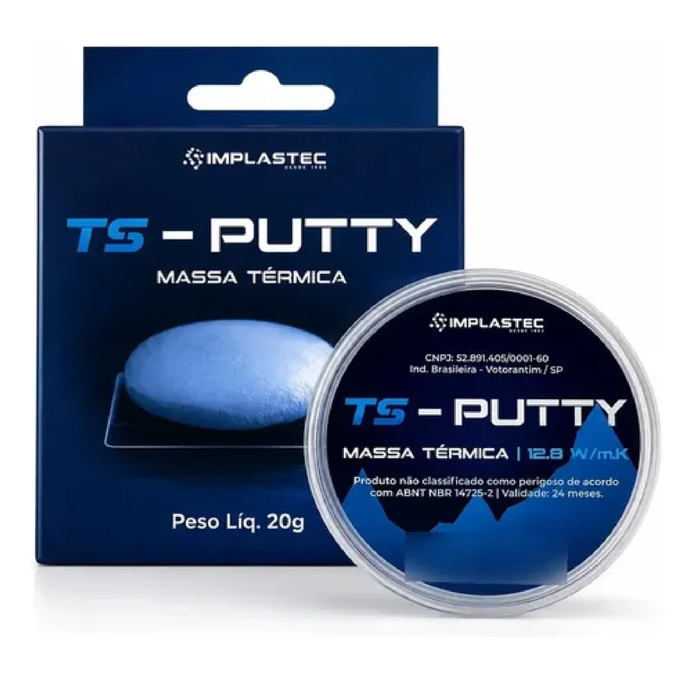 Imagem 2 de 3 do produto Massa Termica Ts Putty  12,8 Wmk Azul 20g