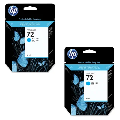 Kit Cartucho De Tinta Hp 72 C9371a C9398a Ciano | Designjet T610 T770 T1100 T2300