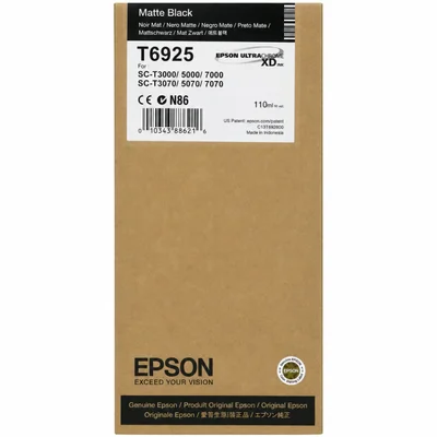 Cartucho Epson T6925 T6945 Sure Color Matte Black T7270, T7000, T5270, T5000, T3270, T3000 | 110ml